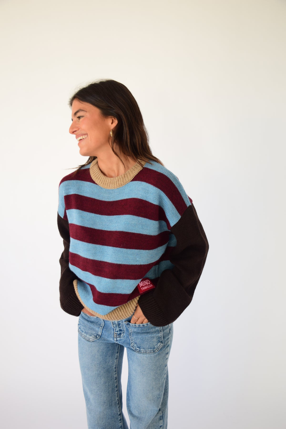 Jersey Abril Burgundy y Celeste