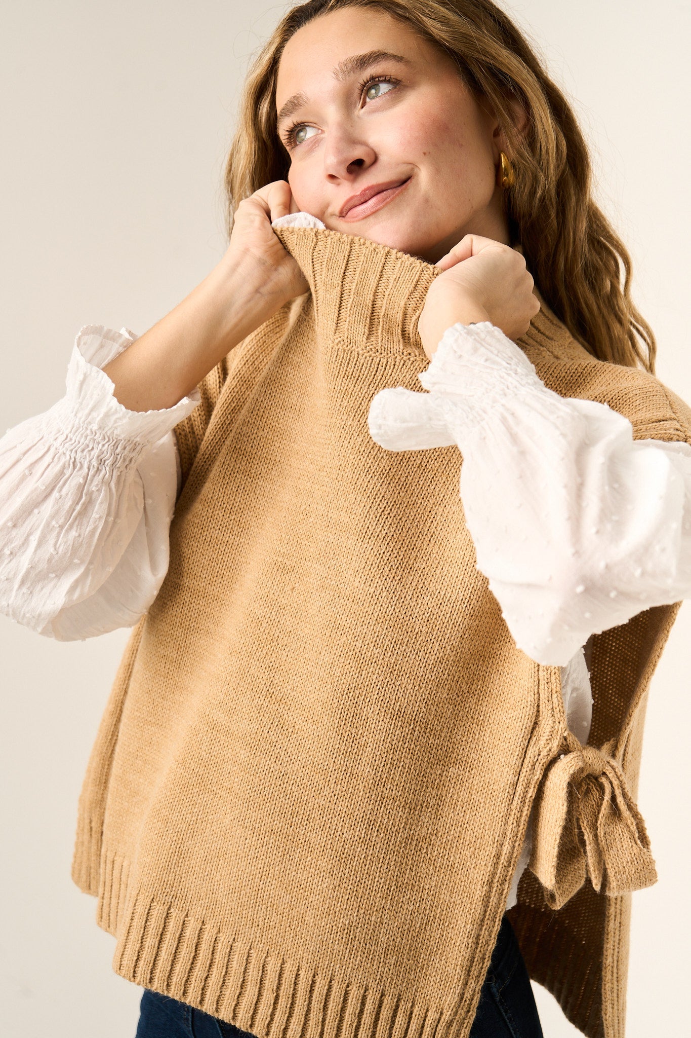 Chaleco Julieta Beige