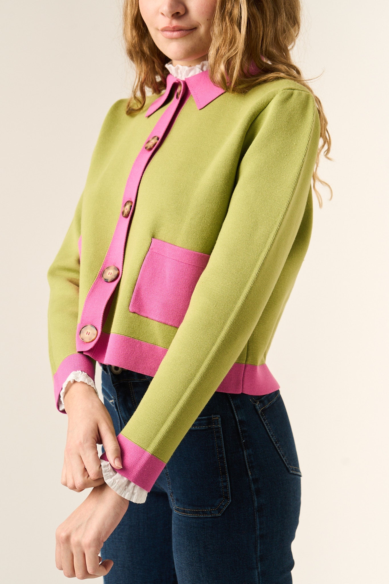 Cárdigan Dália Verde