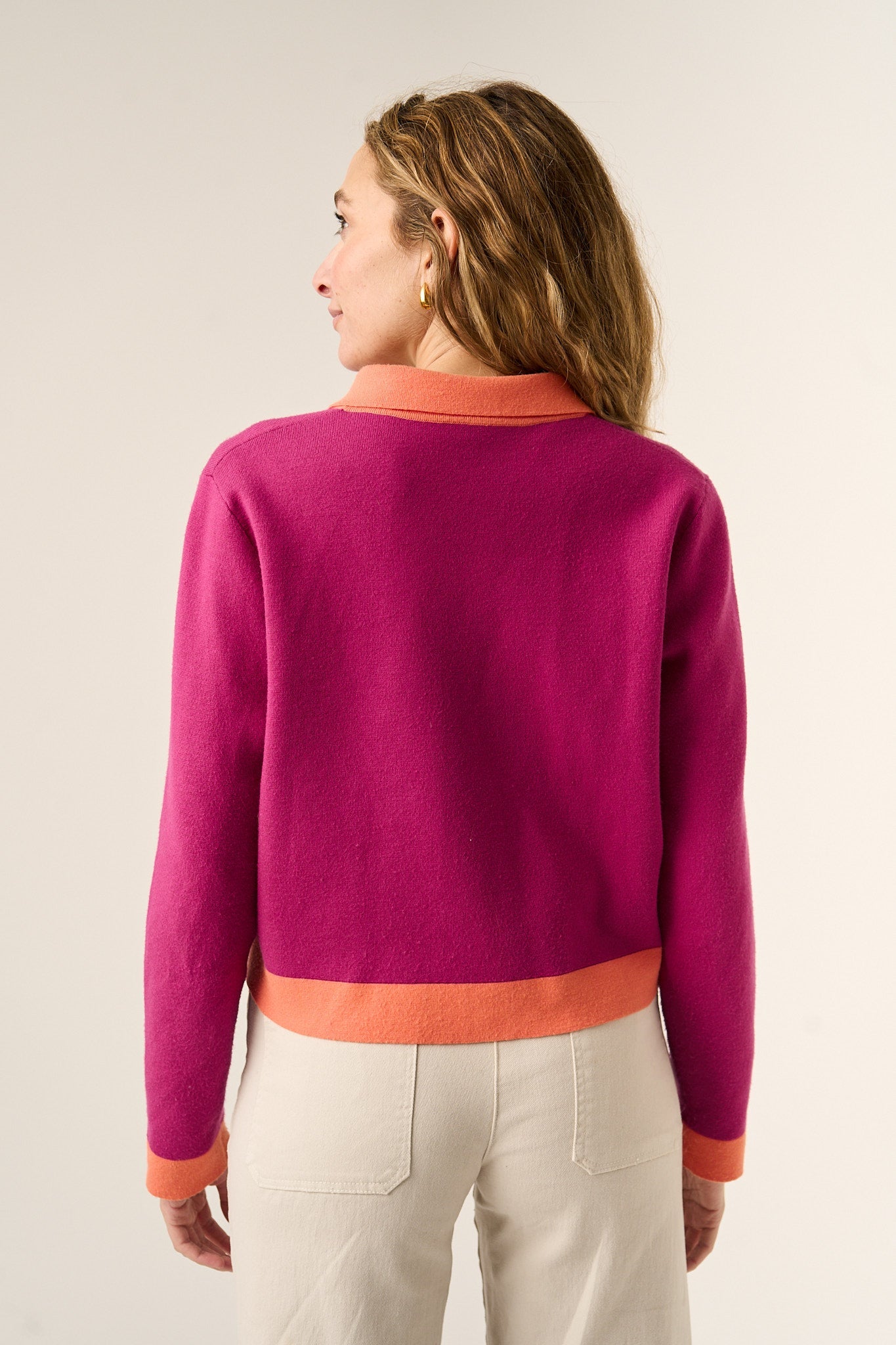 Cárdigan Dália Rosa