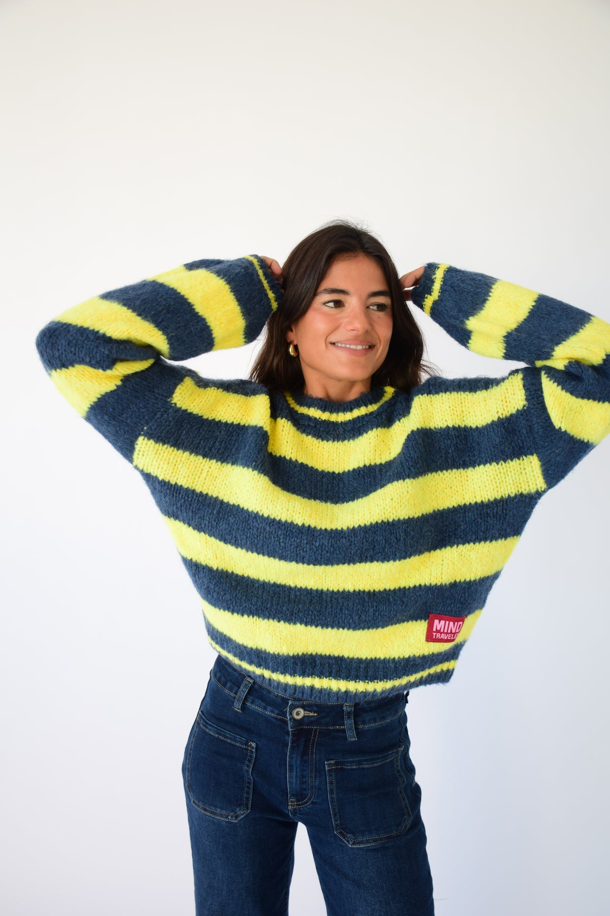 Jersey Aura Amarillo y Marino