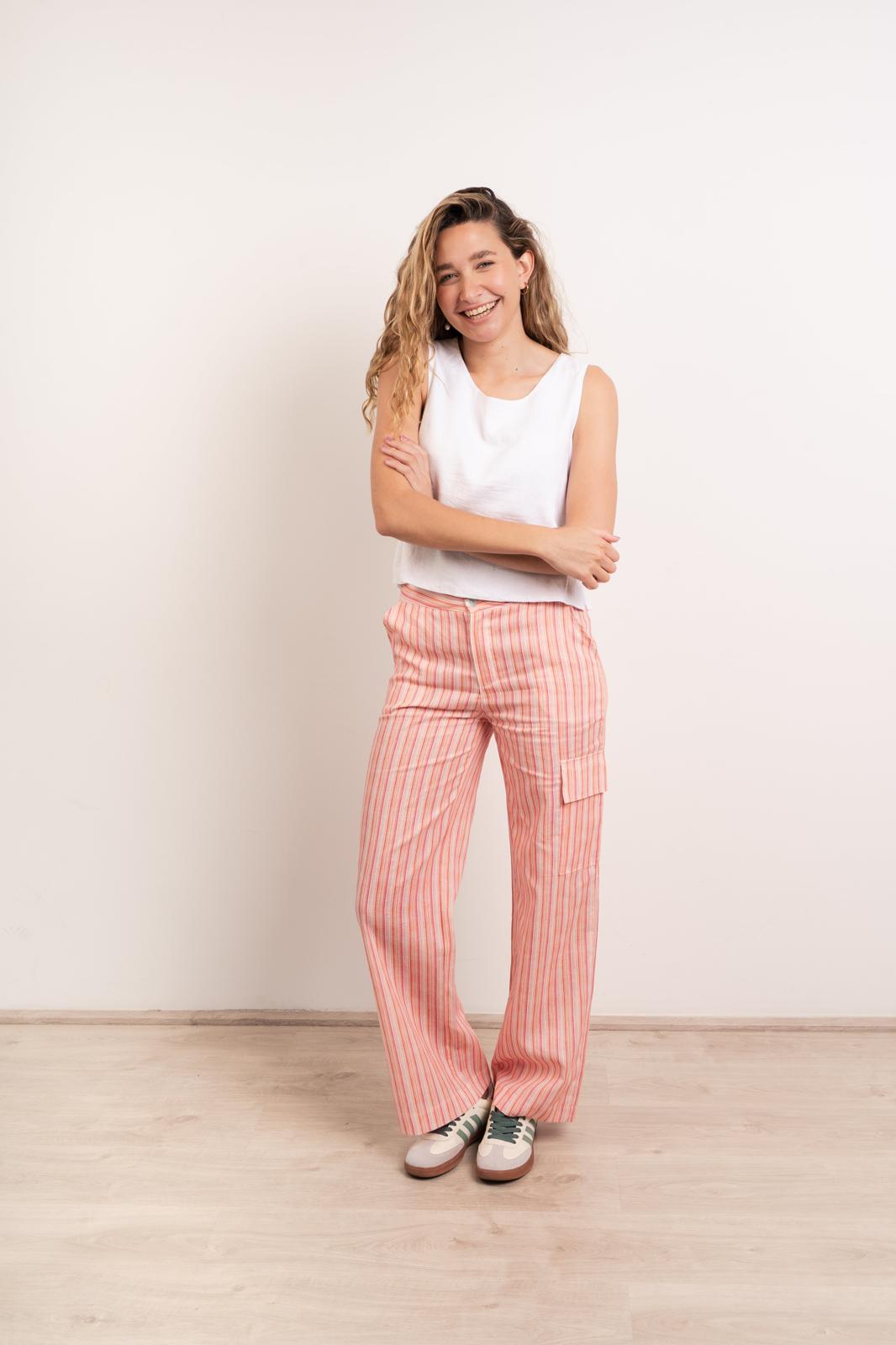 Pantalón Thais Rosa Lino