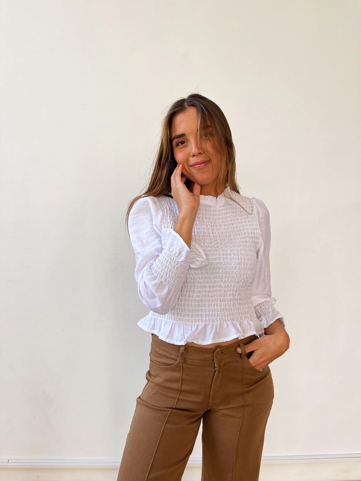 White Chia Blouse
