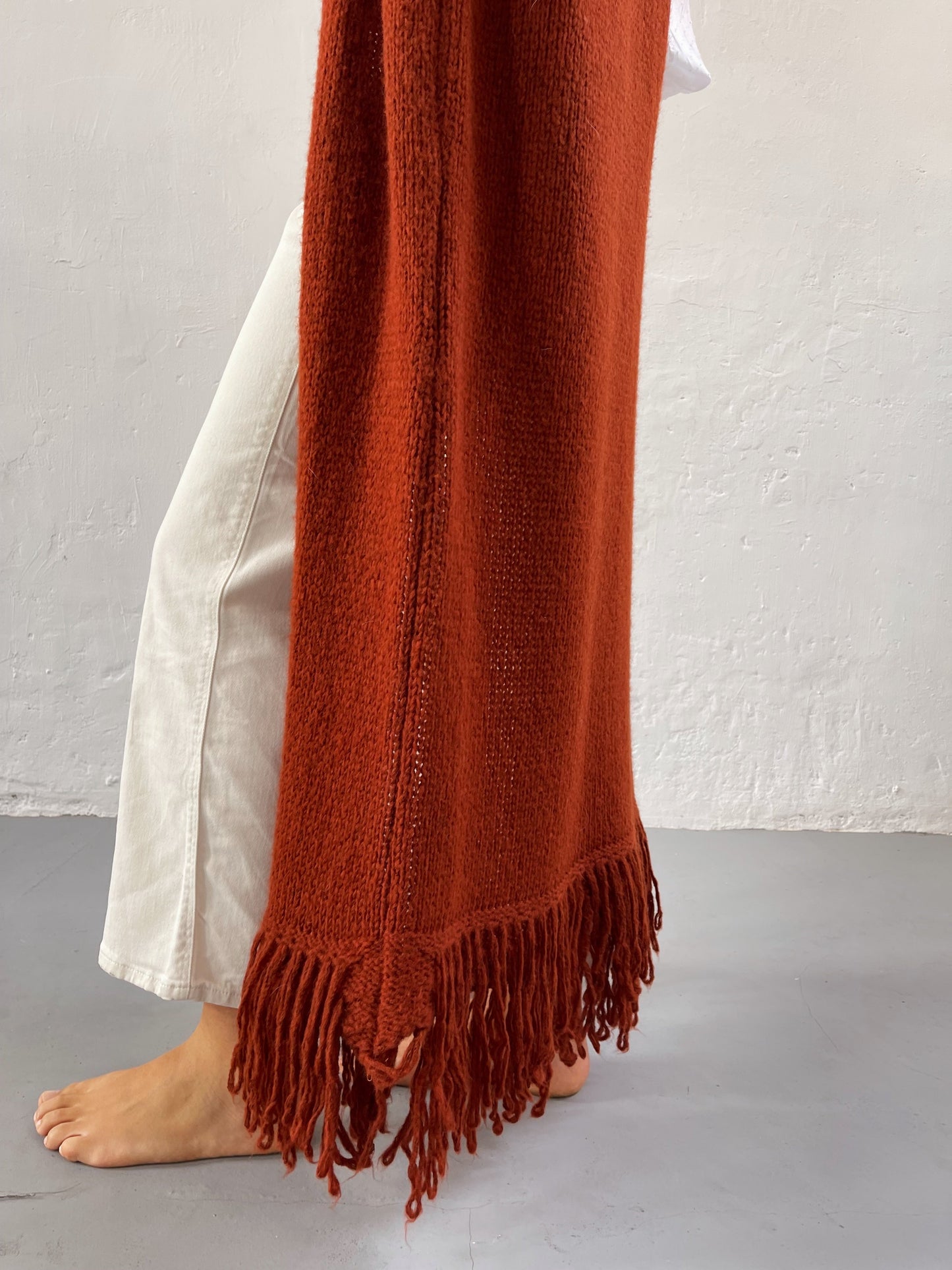 Tile Fringed Vest