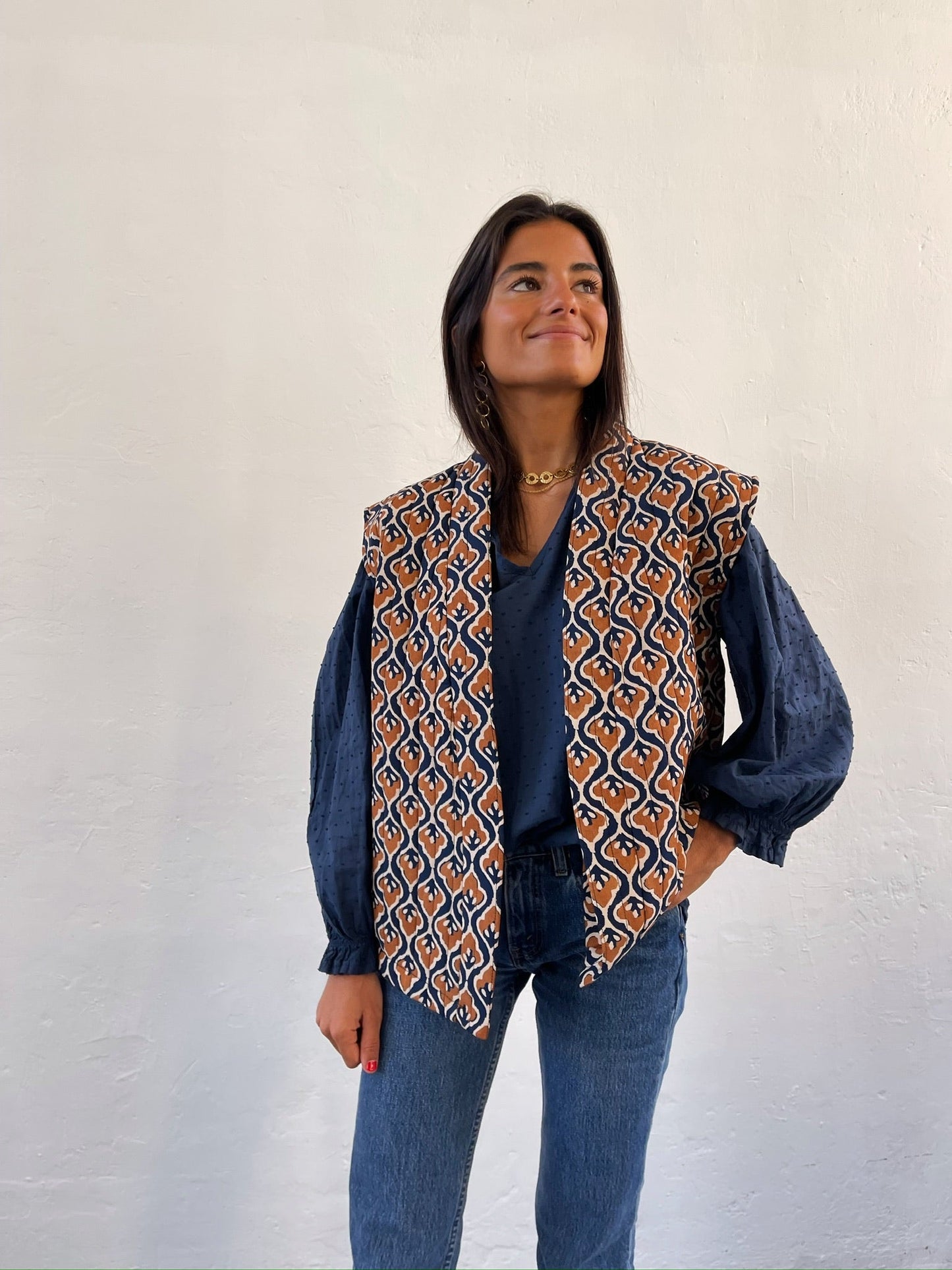 Beige Lúa Vest