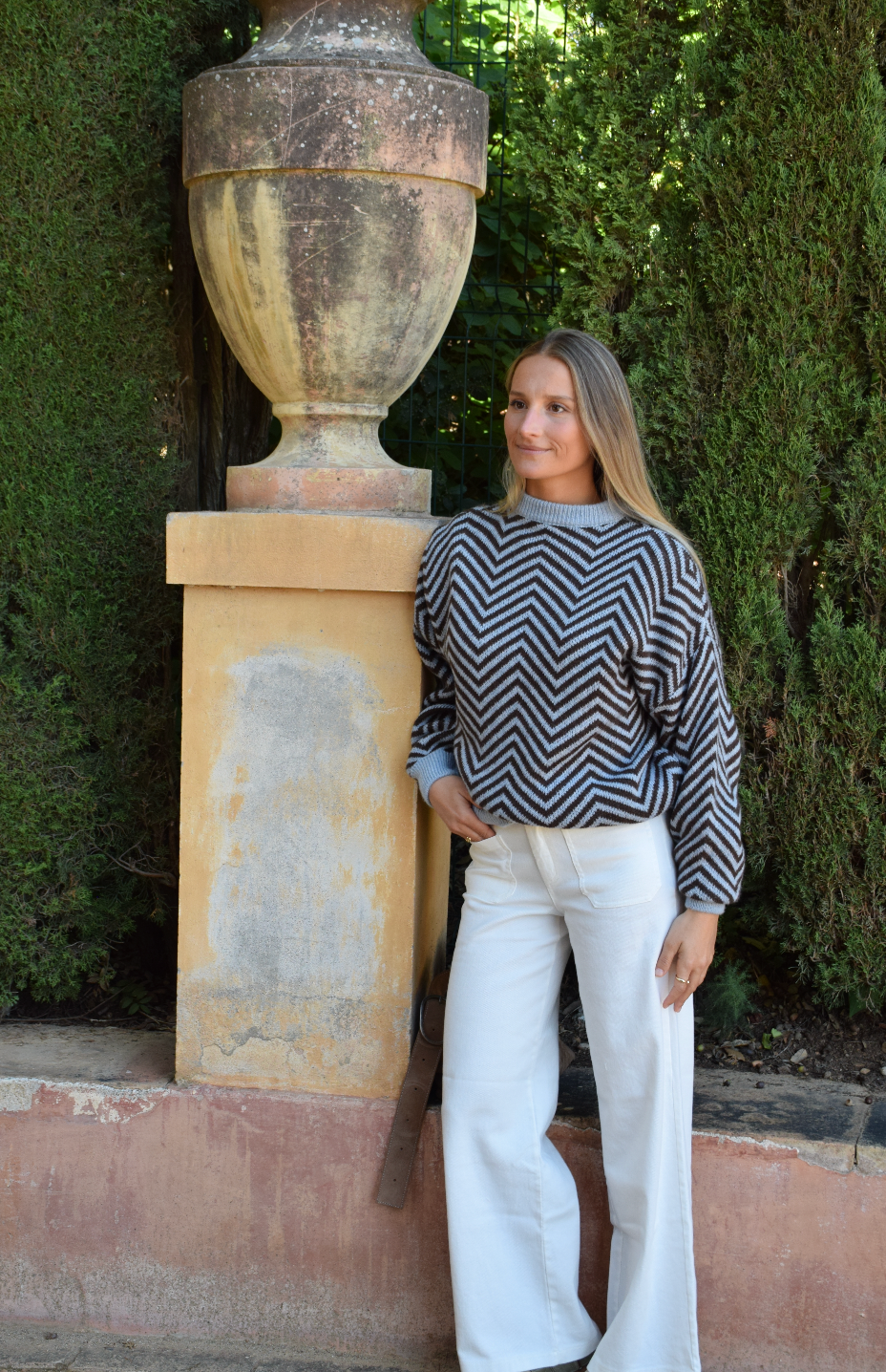 Jersey Leonor Azul y Marrón