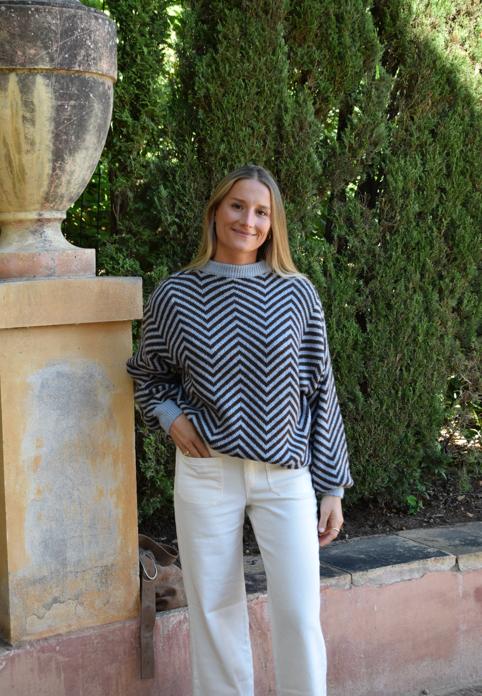 Jersey Leonor Azul y Marrón