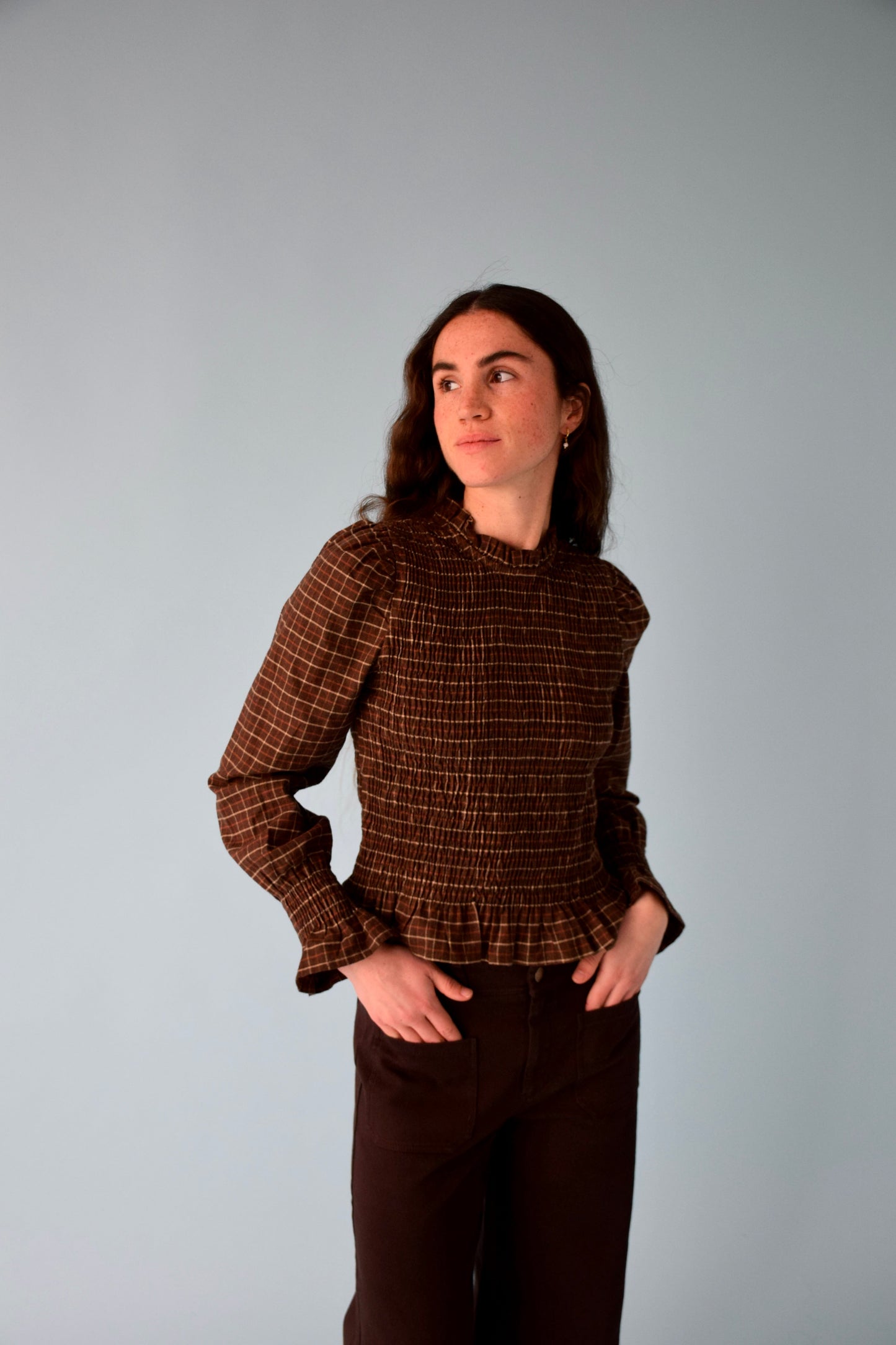 Blusa Chía Alia Marrón