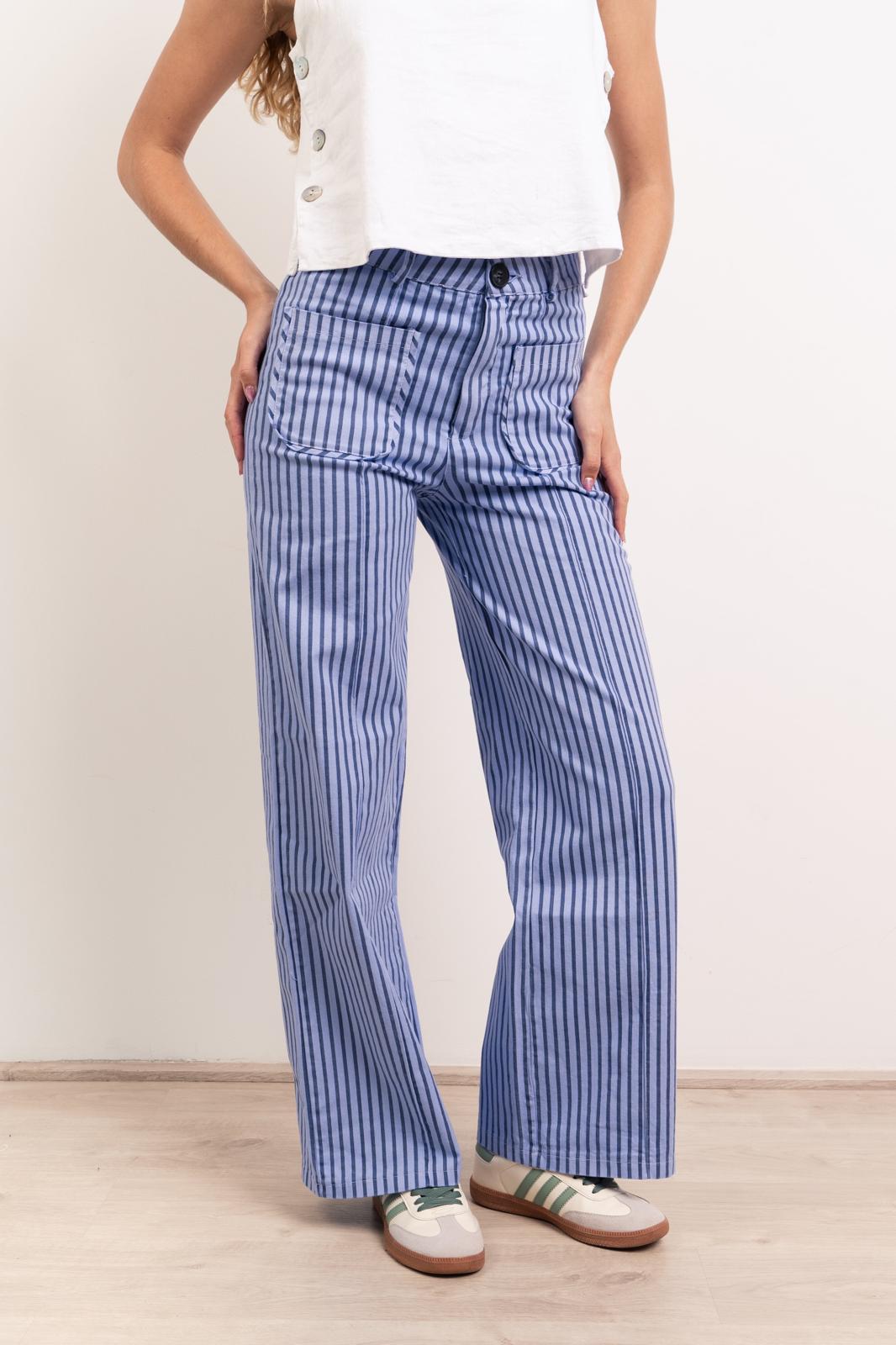 Jeans Maria Rayas Azul