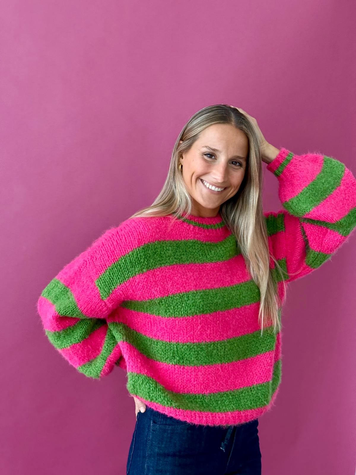 Jersey Aura Fucsia y Verde