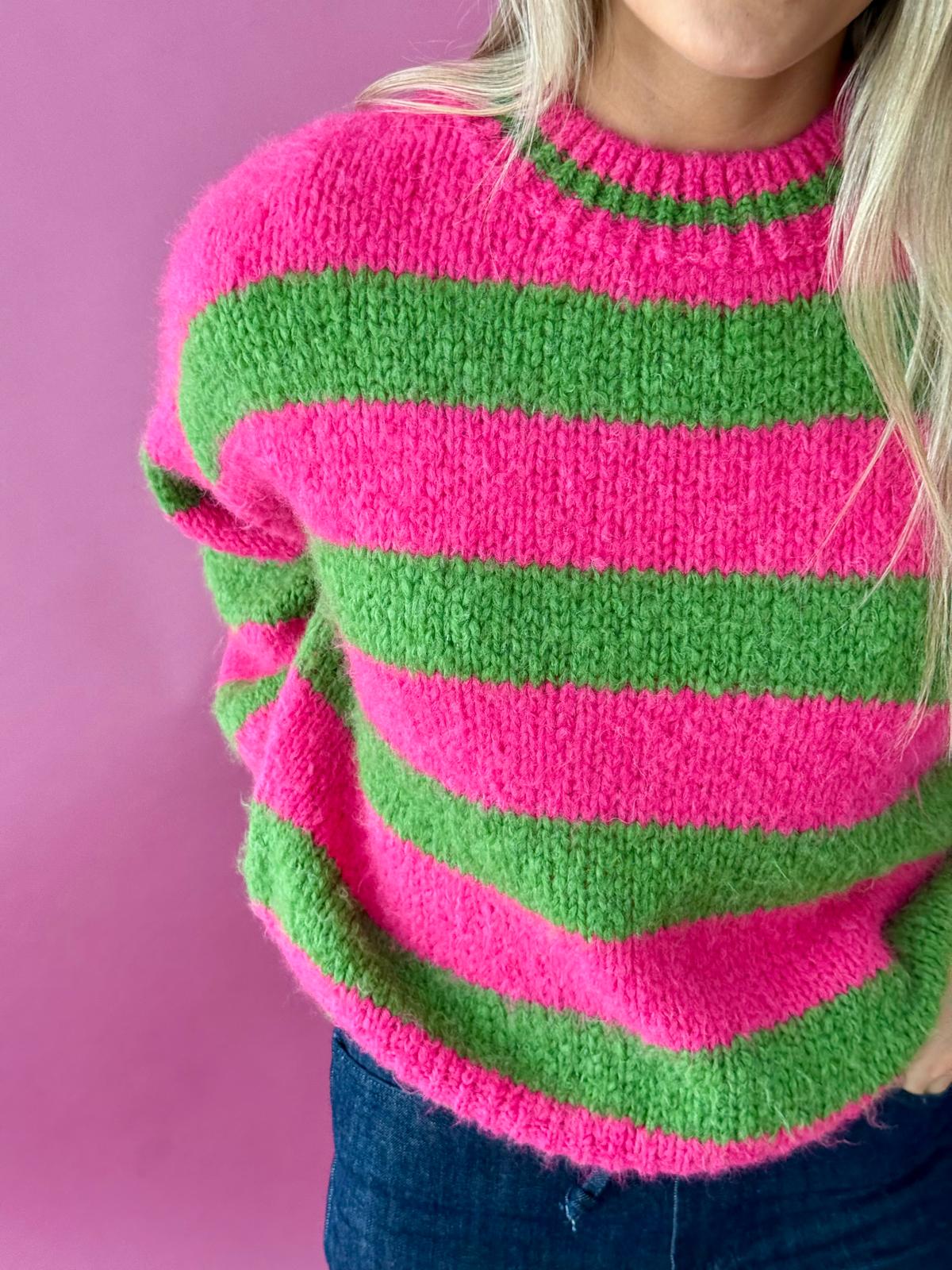 Jersey Aura Fucsia y Verde