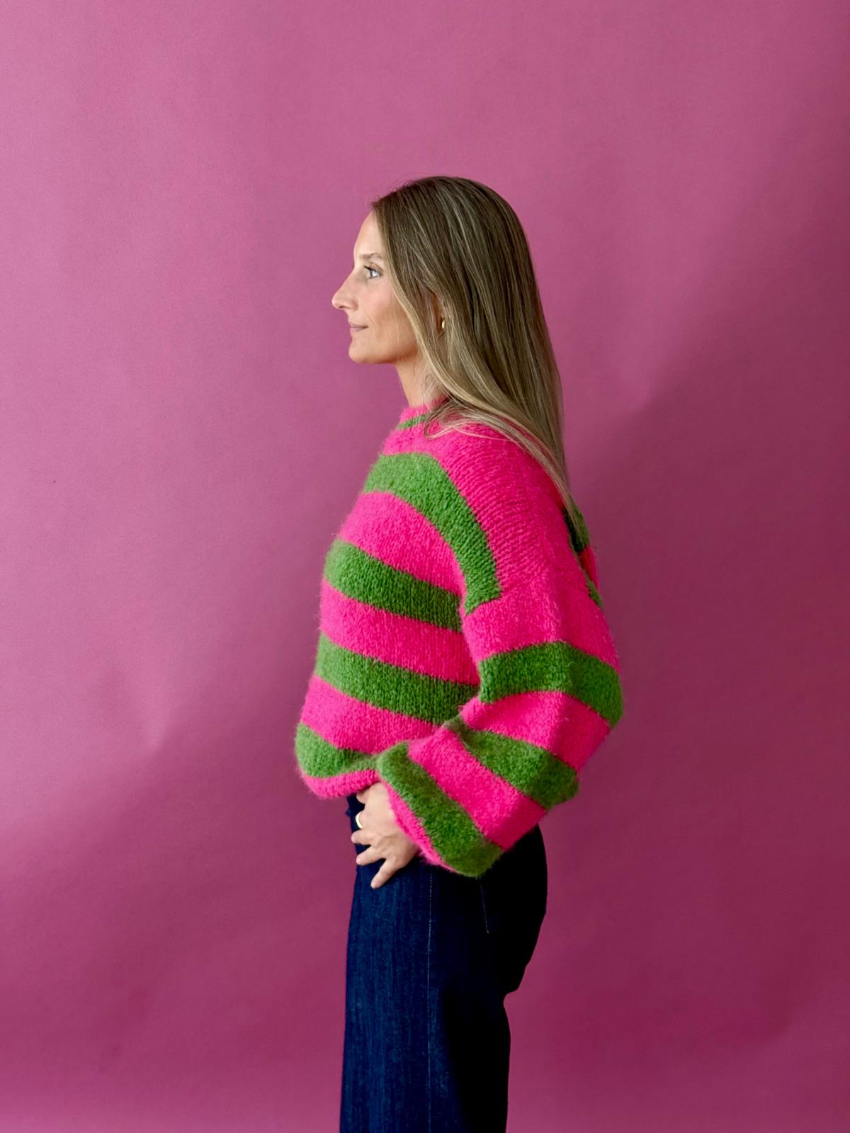 Jersey Aura Fucsia y Verde