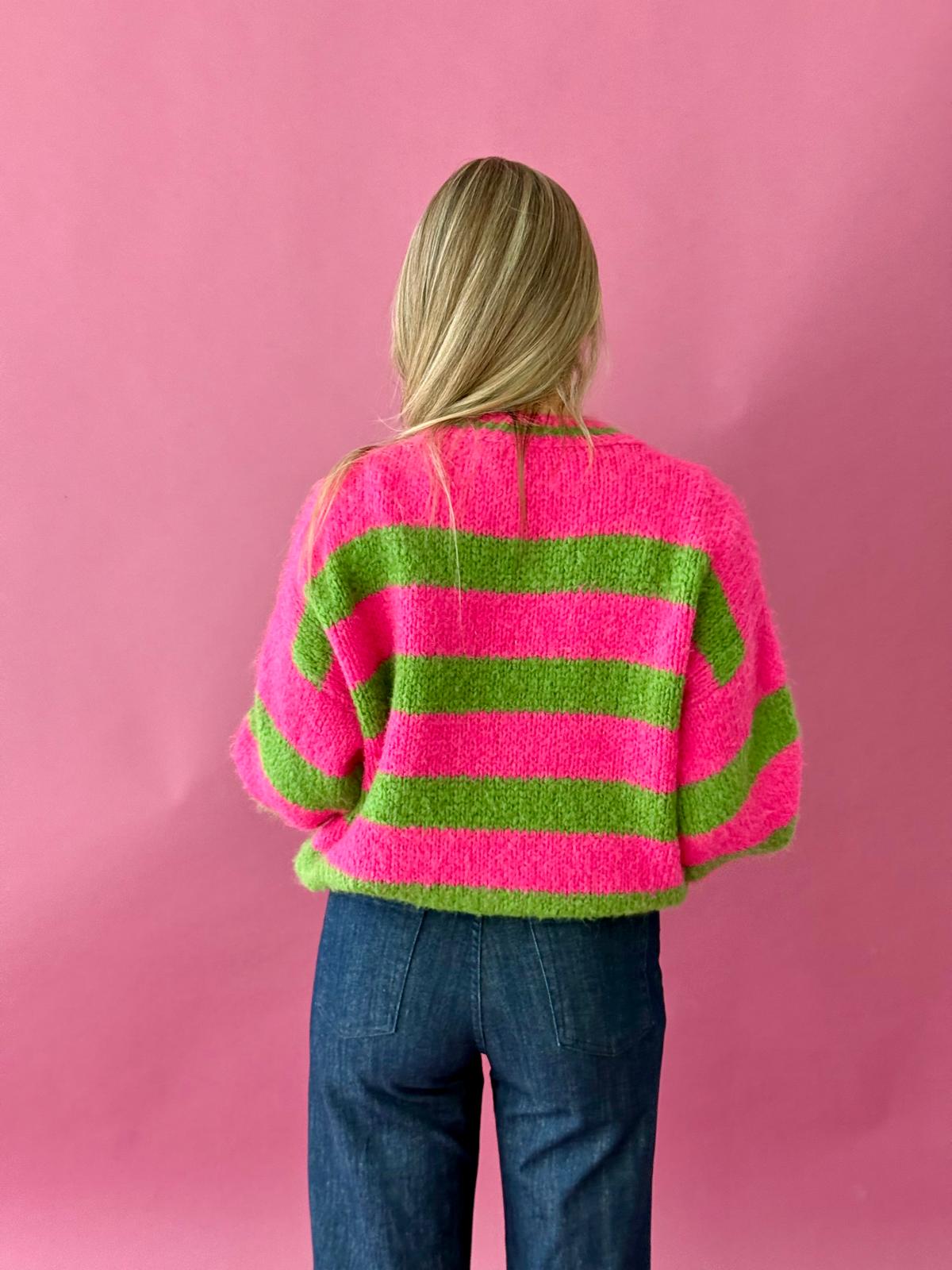 Jersey Aura Fucsia y Verde