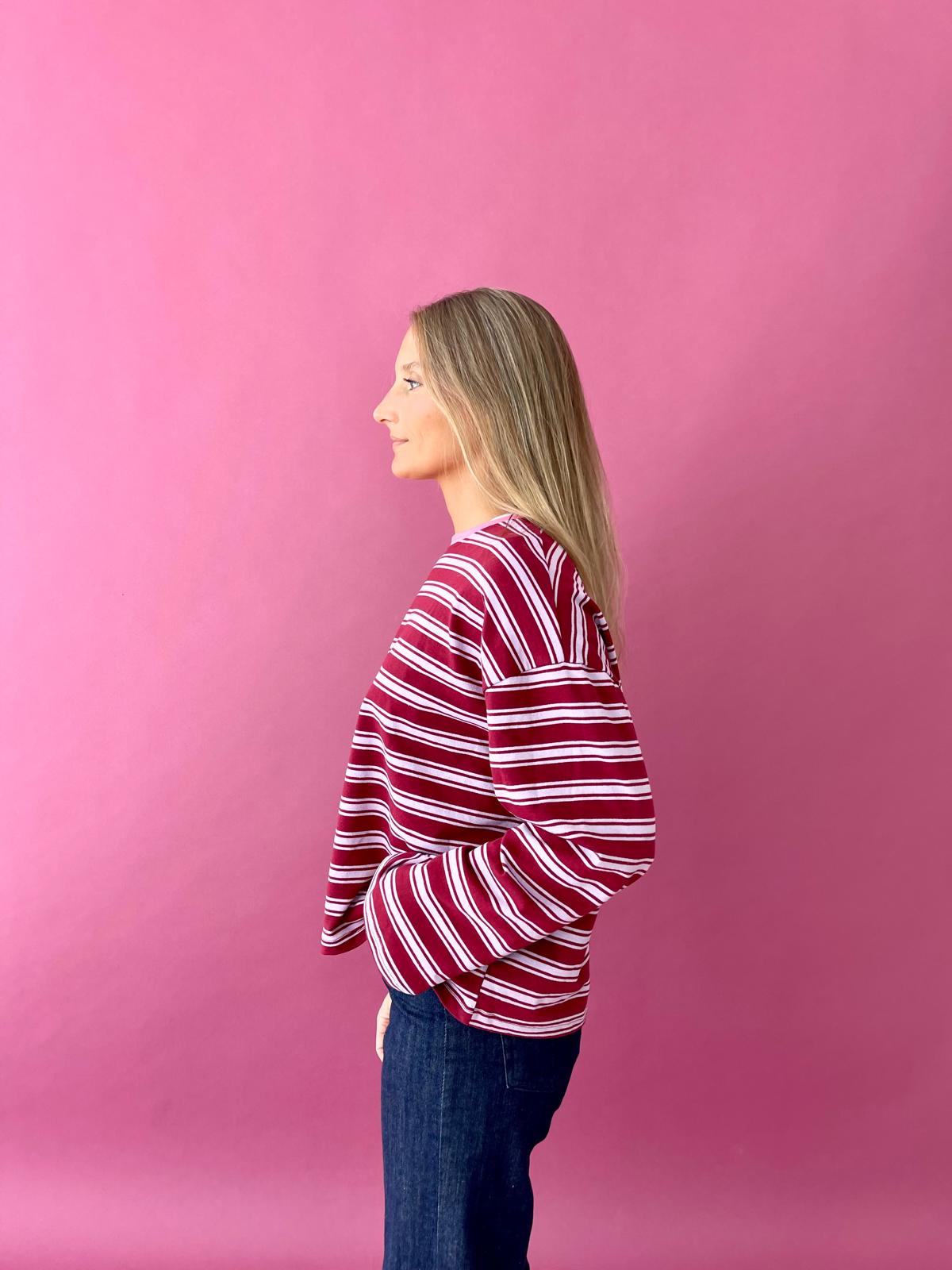 Camiseta Pipa Burgundy