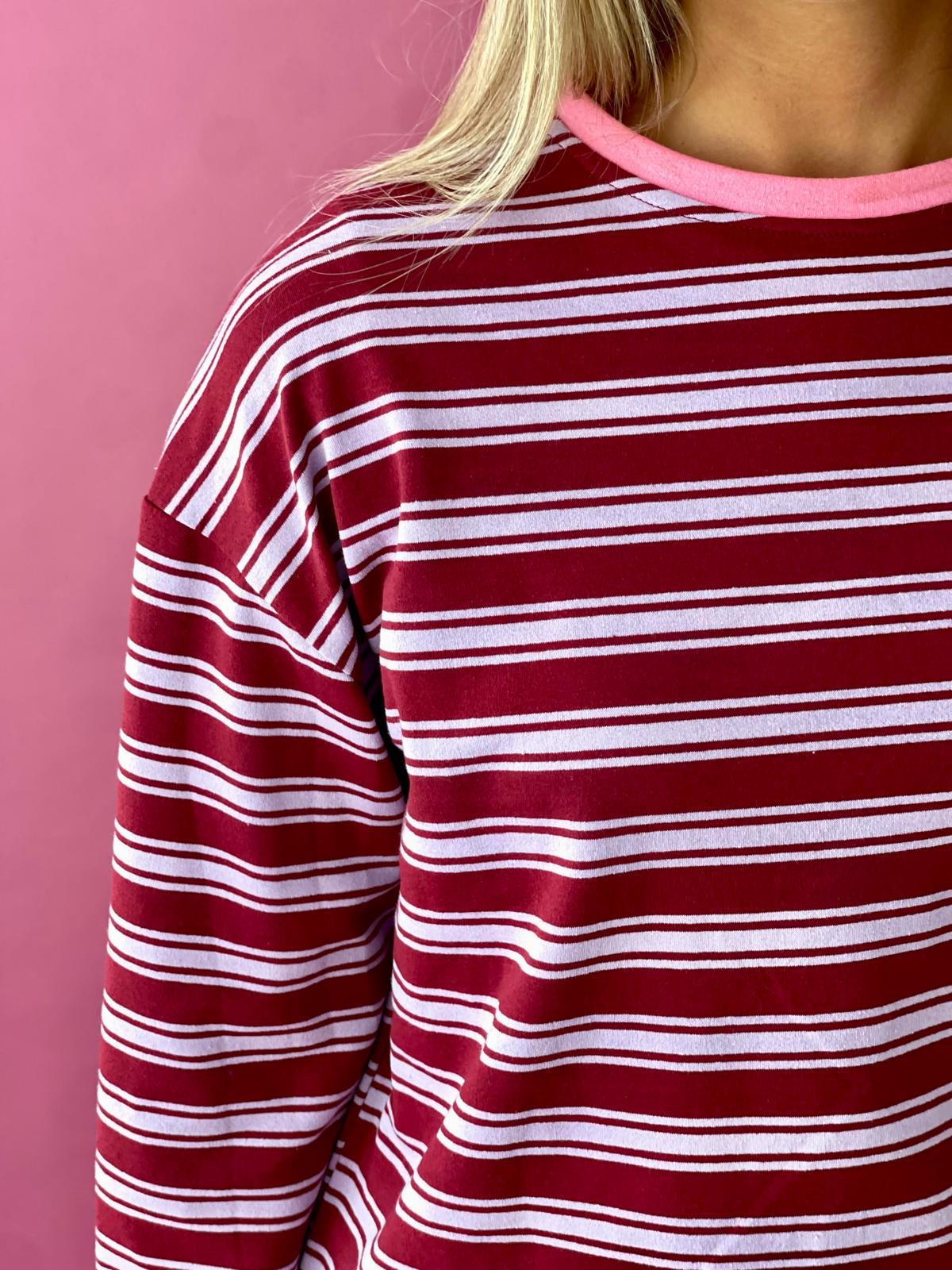 Camiseta Pipa Burgundy