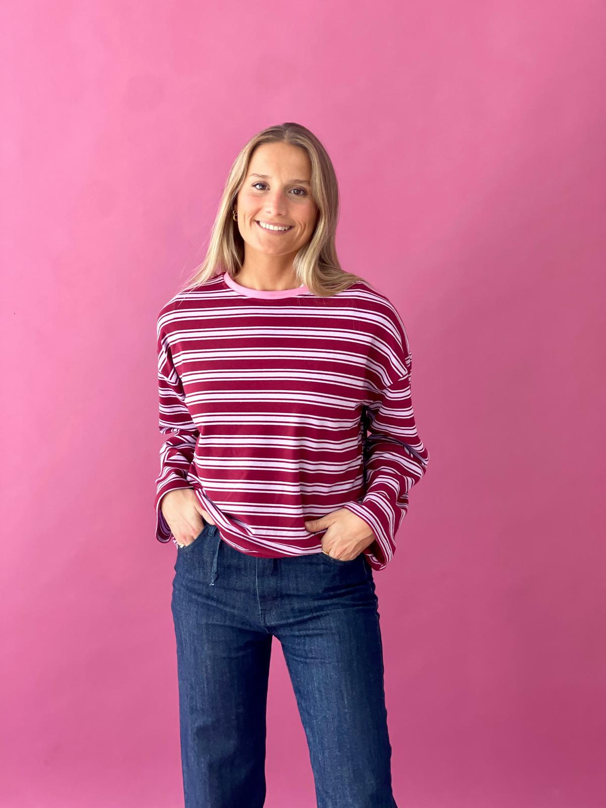 Camiseta Pipa Burgundy