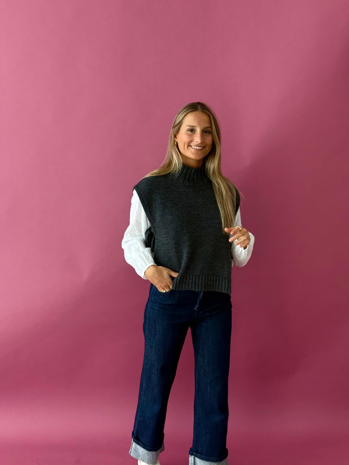 Chaleco Julieta Gris