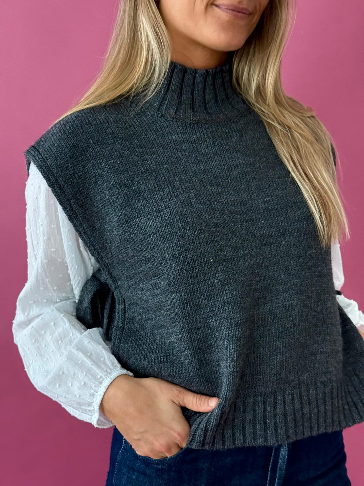 Chaleco Julieta Gris