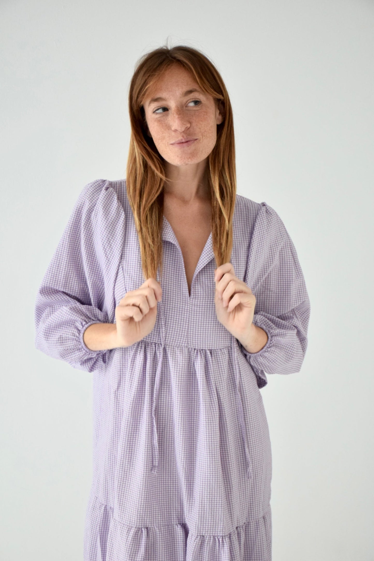 Gabriela Violet Dress