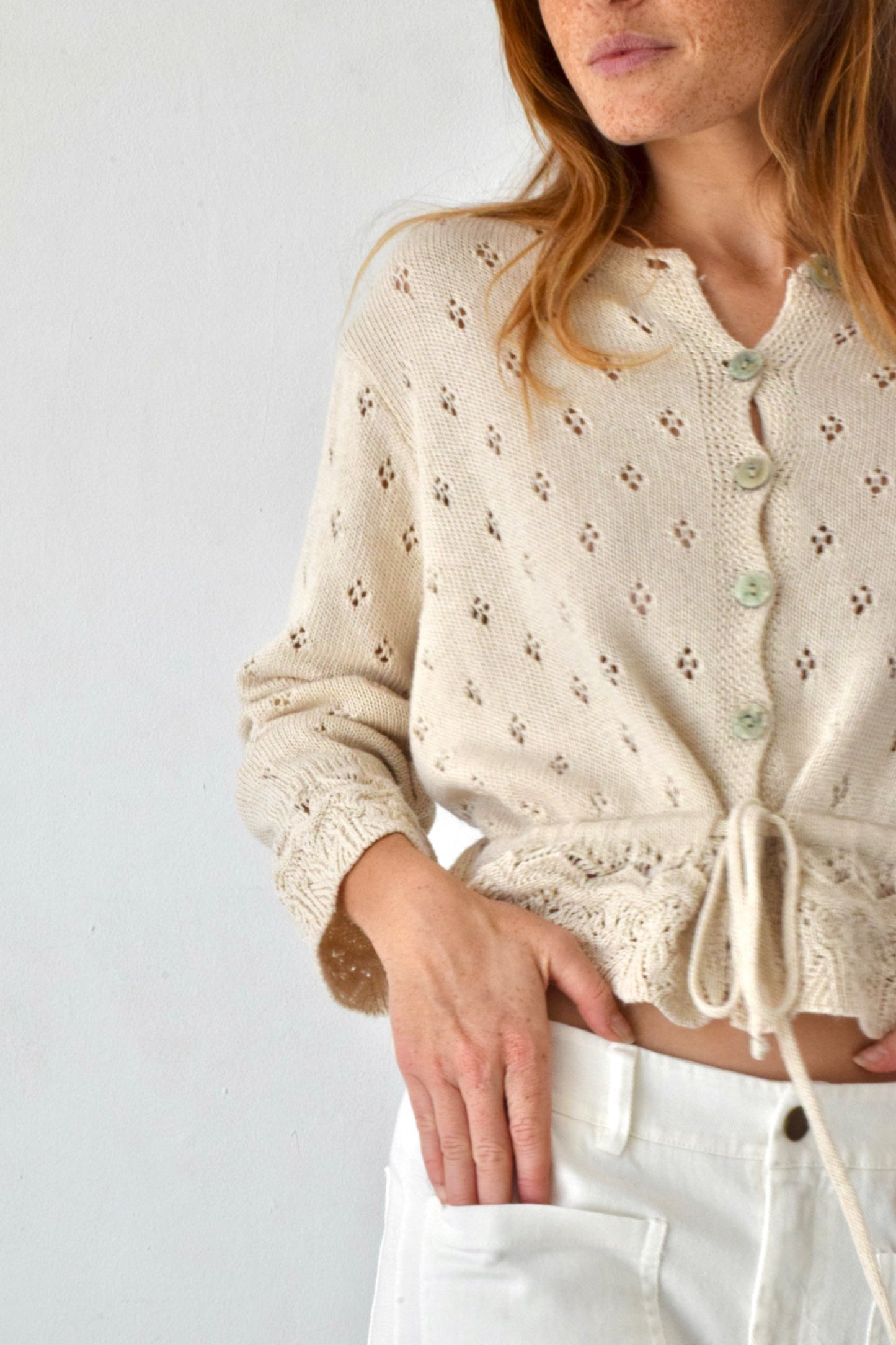 Cárdigan Josephine Beige