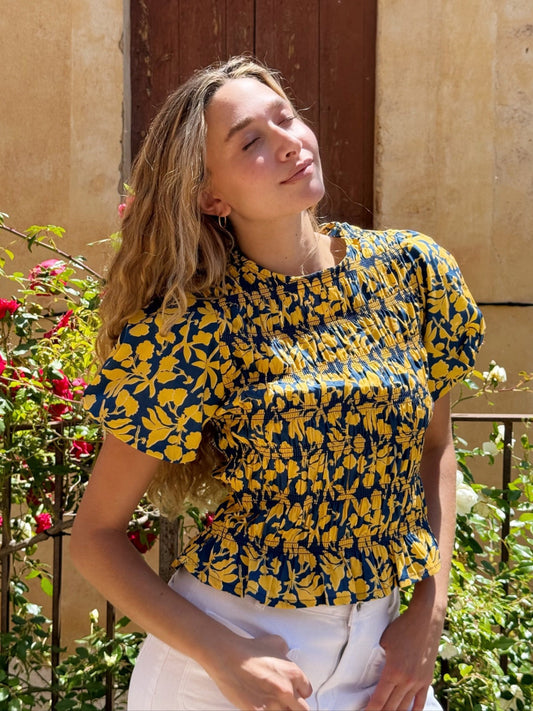 Blusa Beth Marino Amarillo