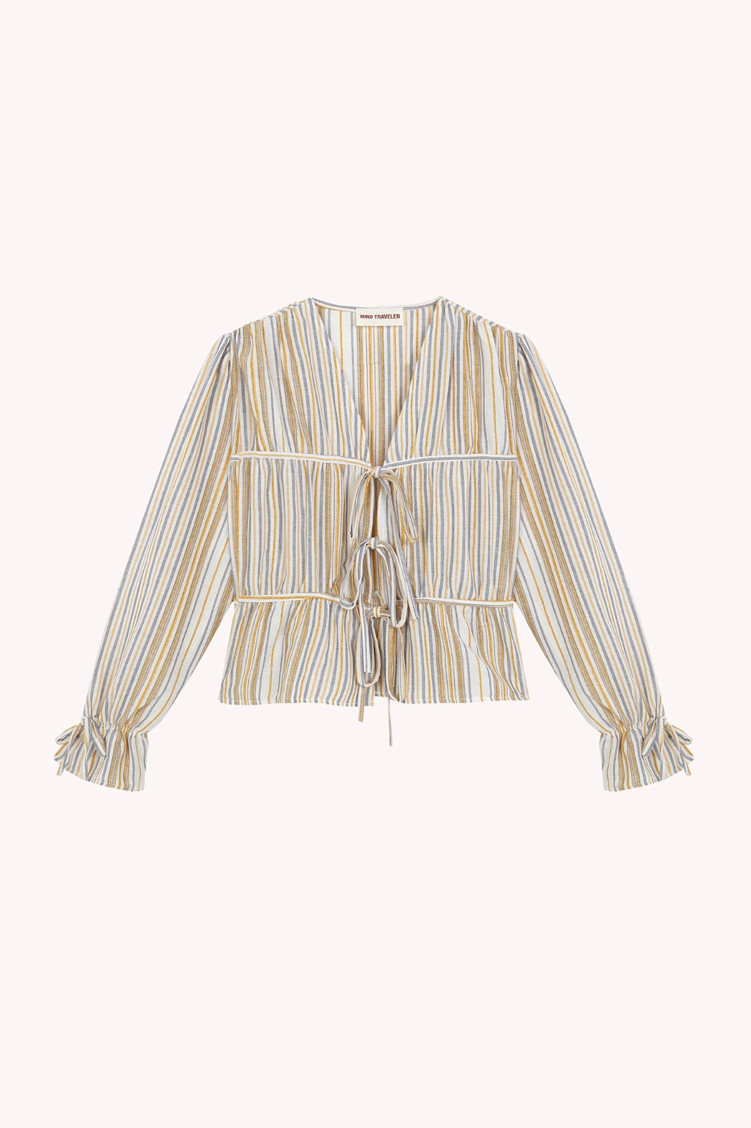 Blusa Lucía Rayas Amarillo