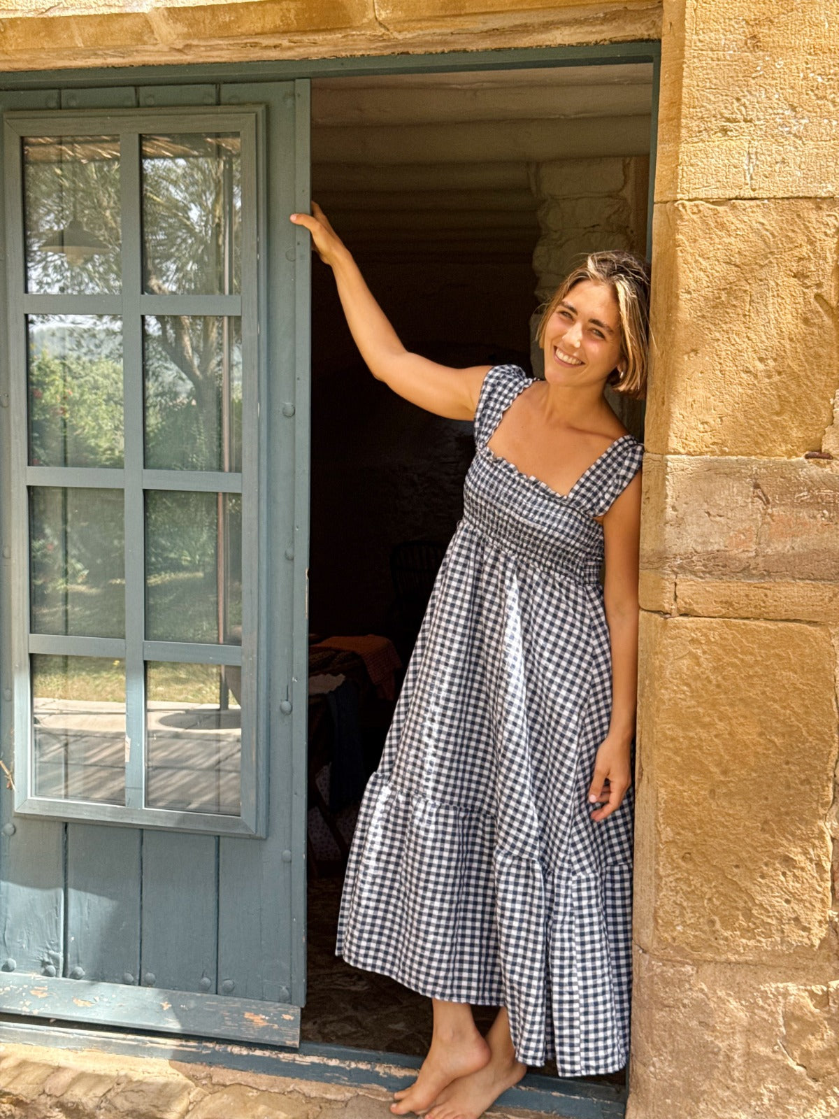 Vestido Amaia Vichy Marino