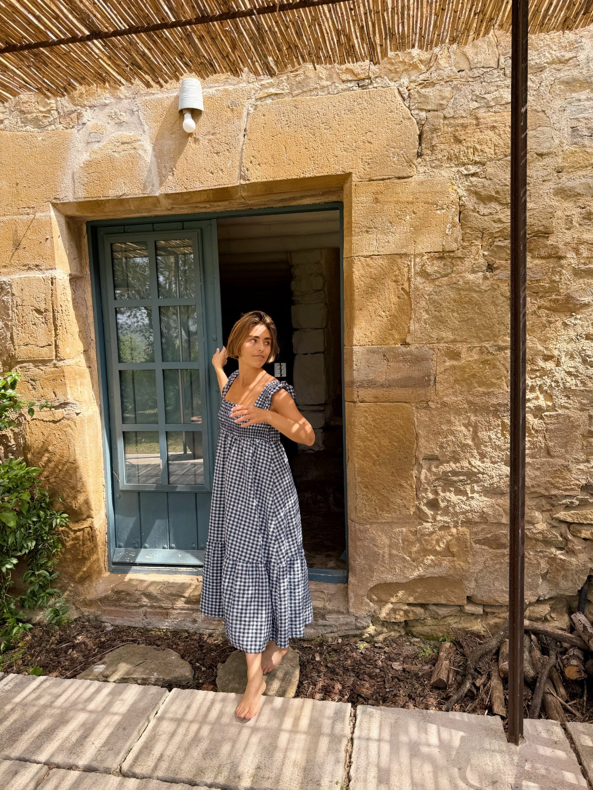 Vestido Amaia Vichy Marino