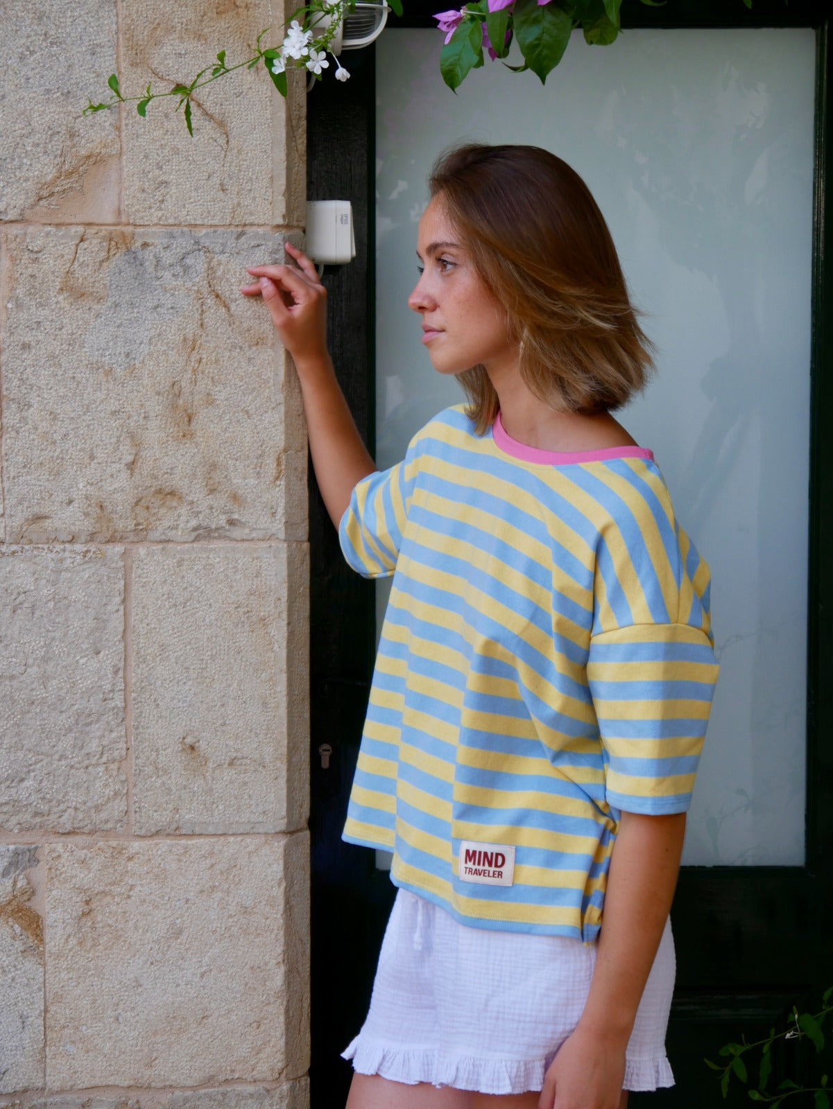 Nunu Blue and Yellow T-Shirt