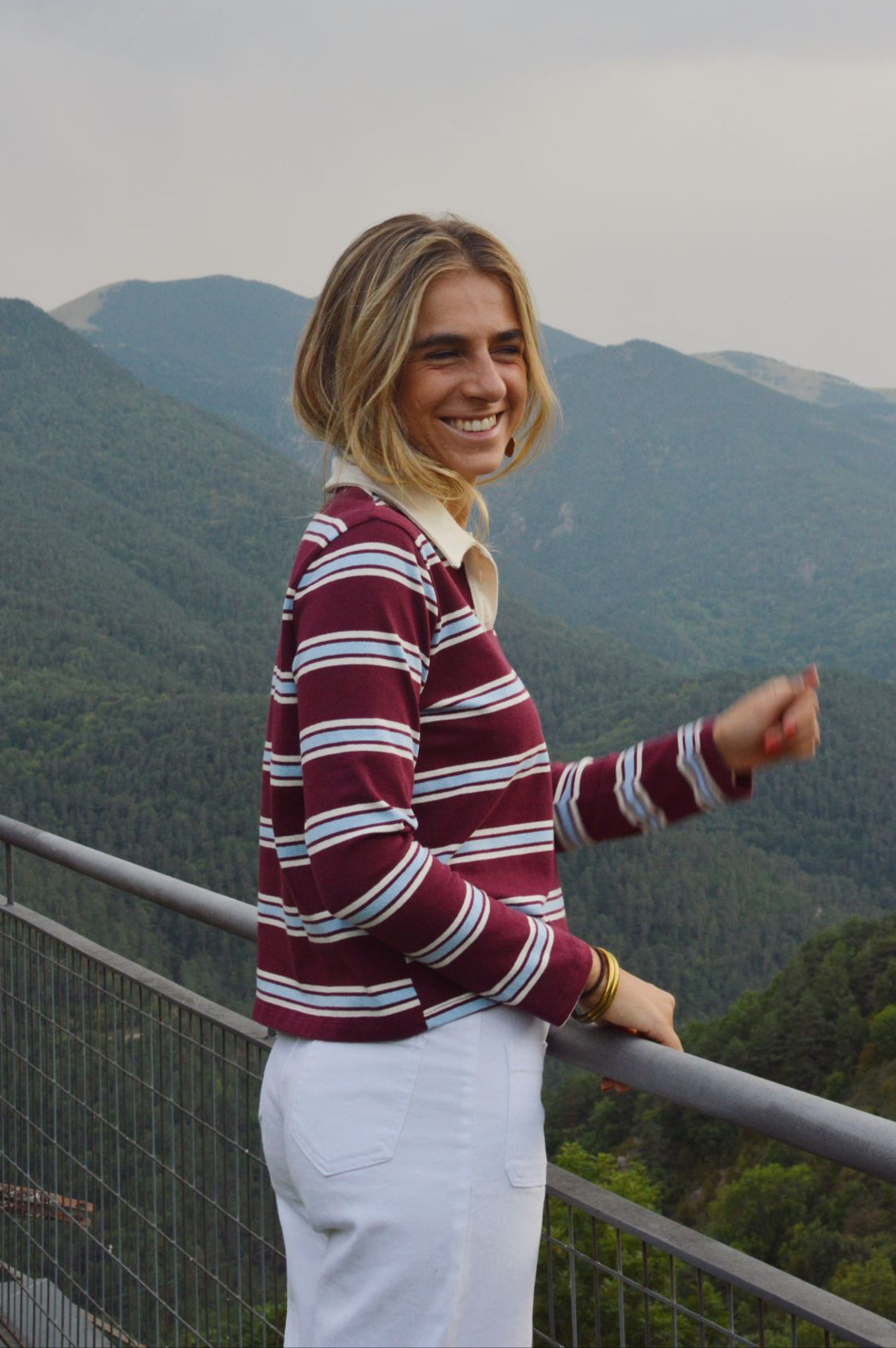 Polo Filipa Burgundy