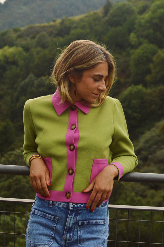 Cárdigan Dália Verde