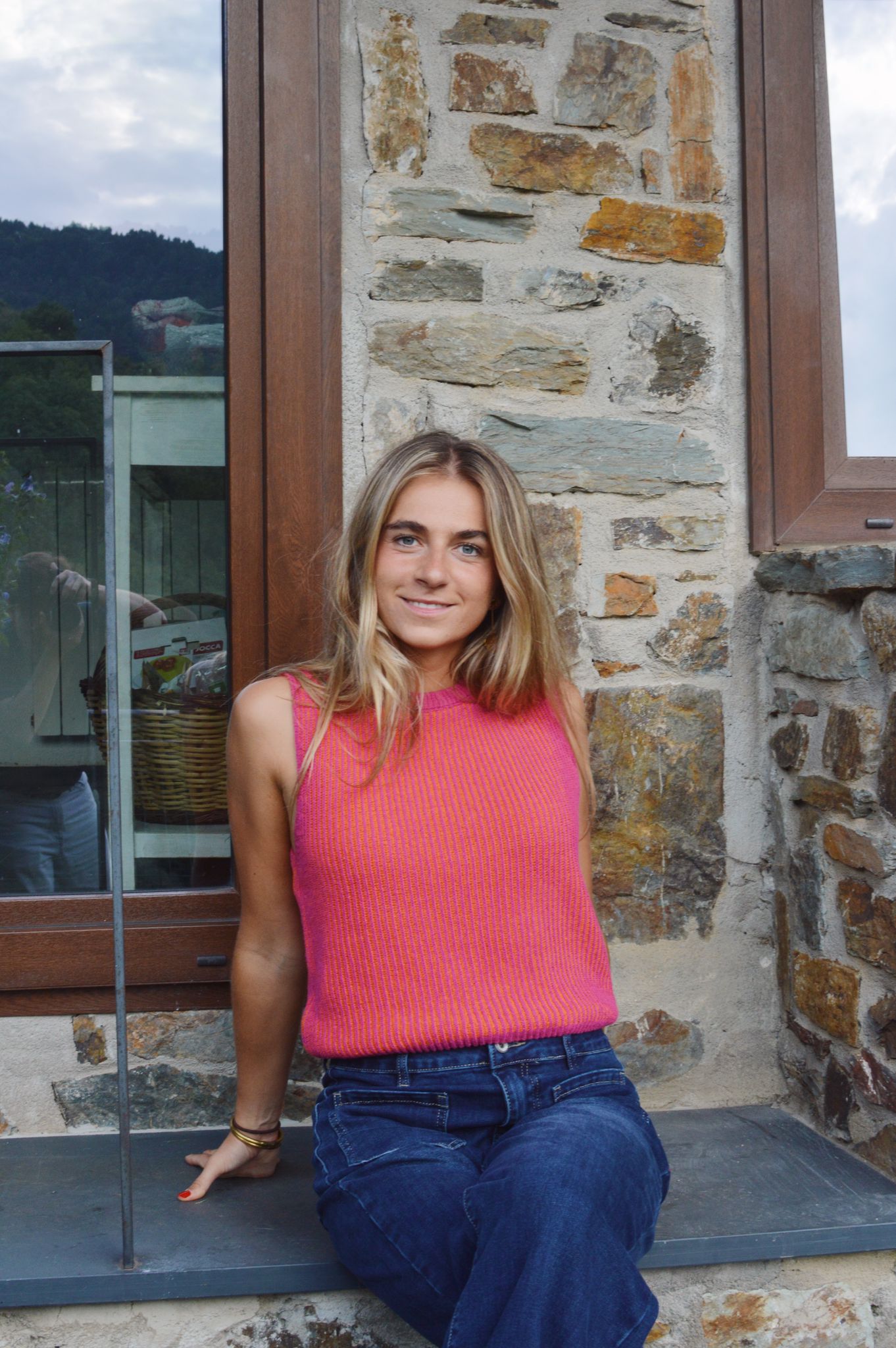 Chaleco Rita Rosa Naranja