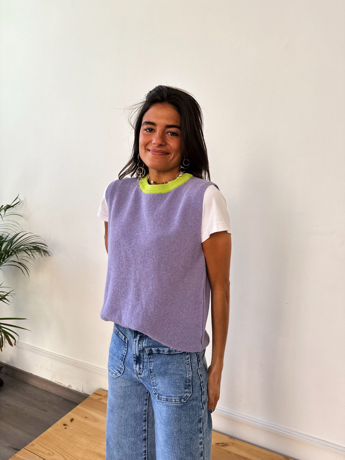 Carla Lavender Vest