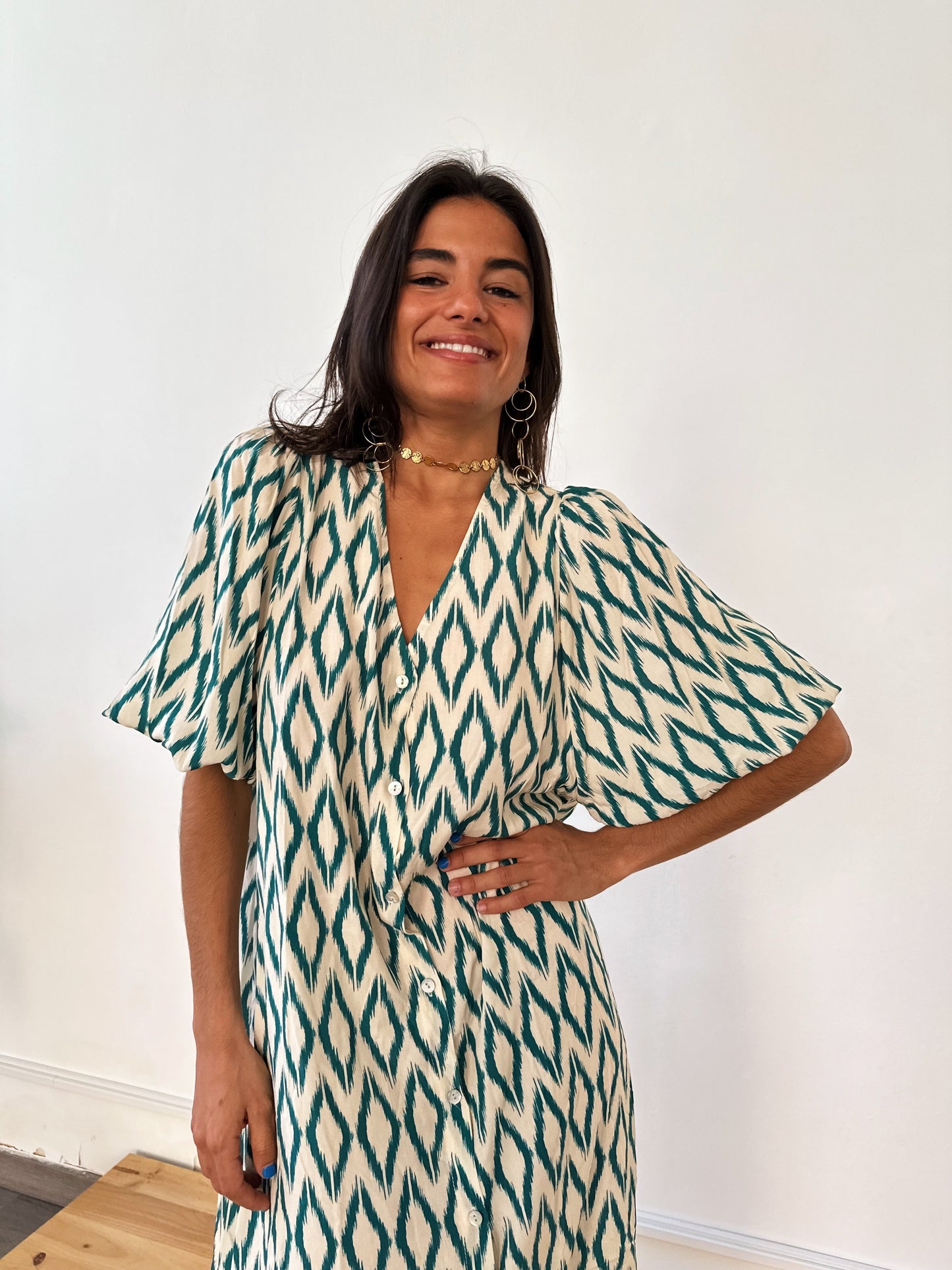 Water Green Valeria Dress