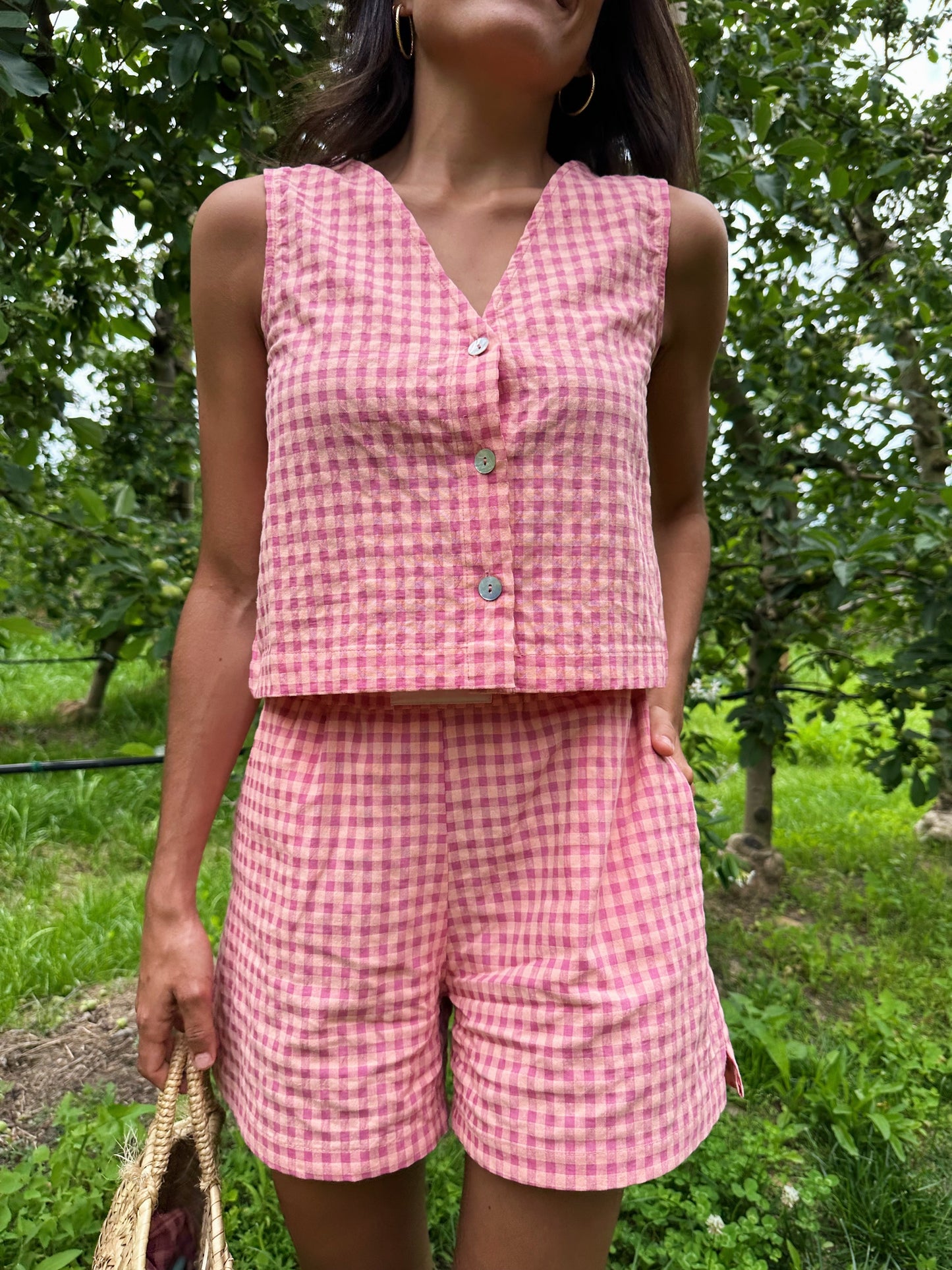 Pink Mina Vest
