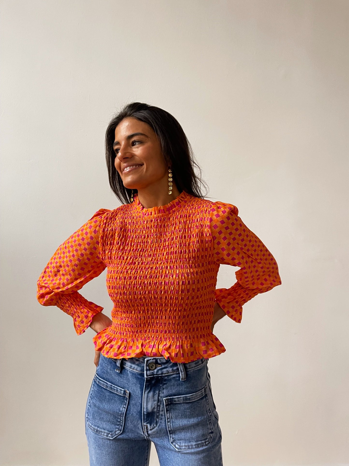 Orange Chía Blouse
