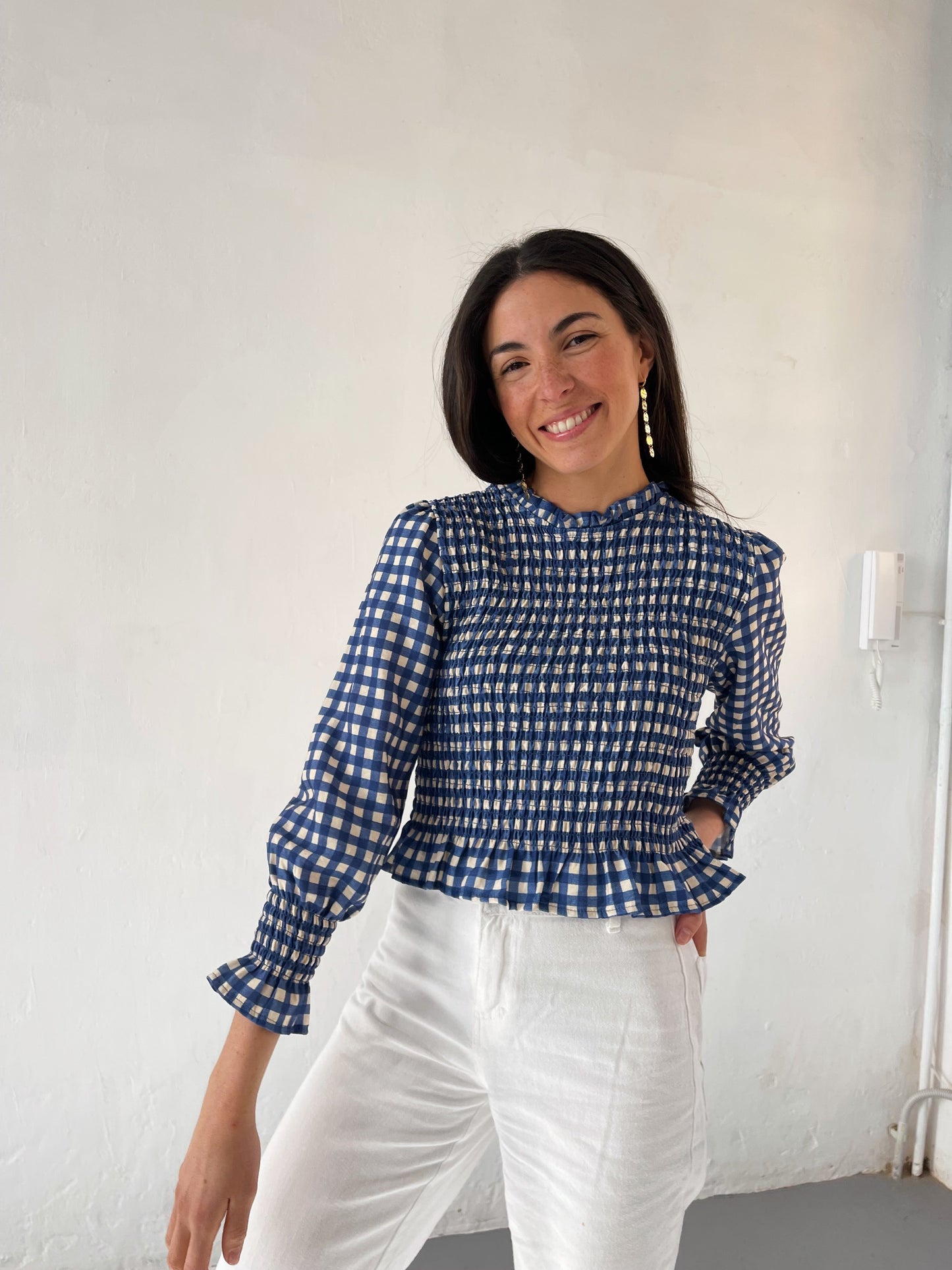 Blue Chia Blouse