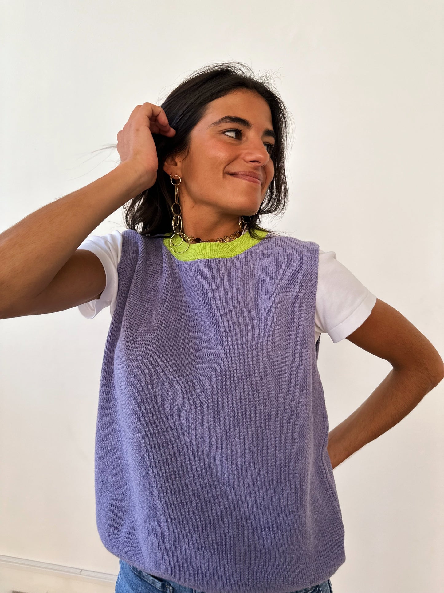 Carla Lavender Vest