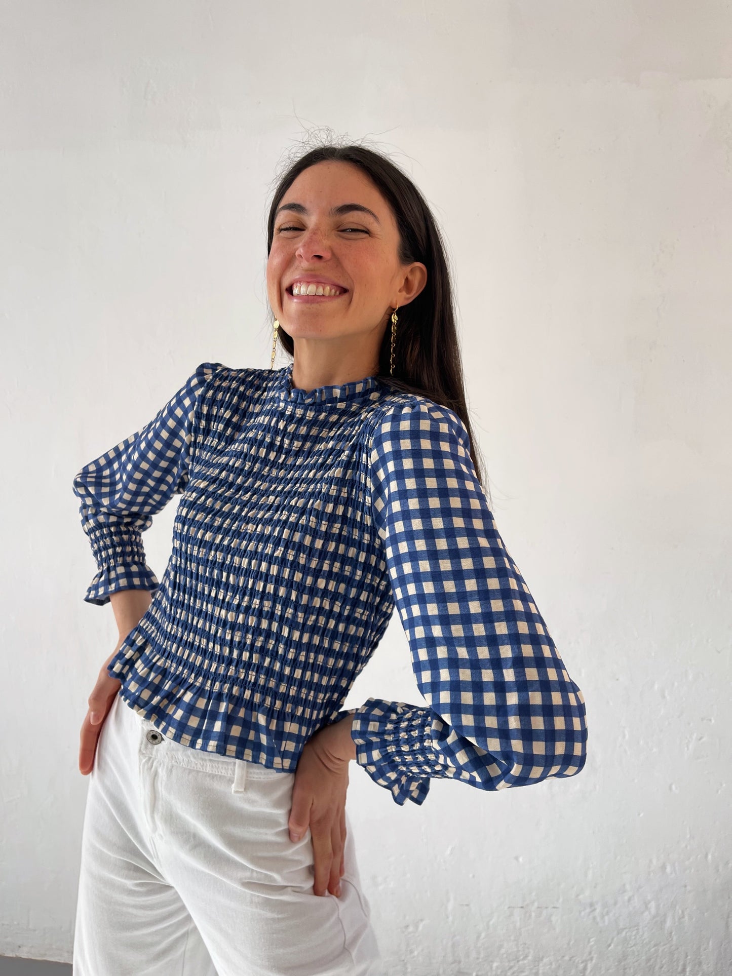 Blue Chia Blouse