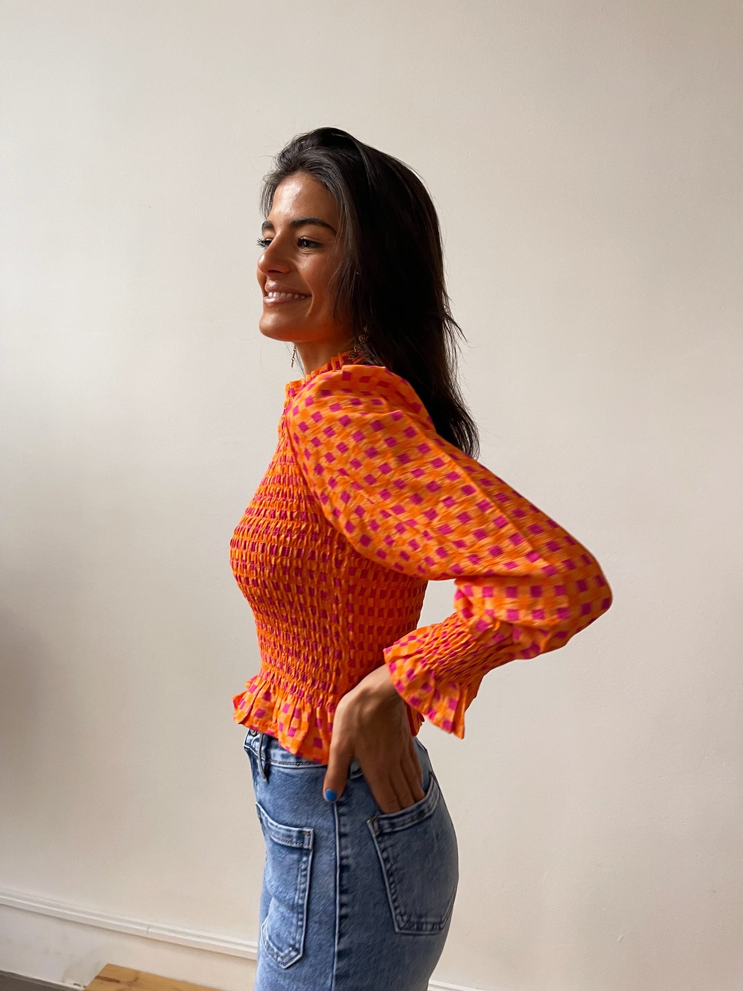 Orange Chía Blouse