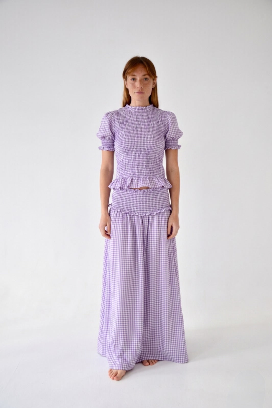 Top Lea Vichy Lavanda