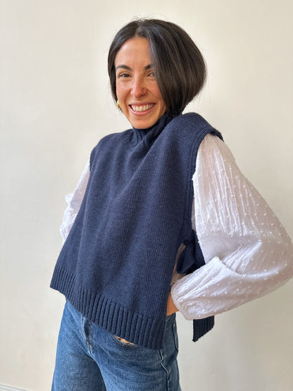 Julieta Navy Vest