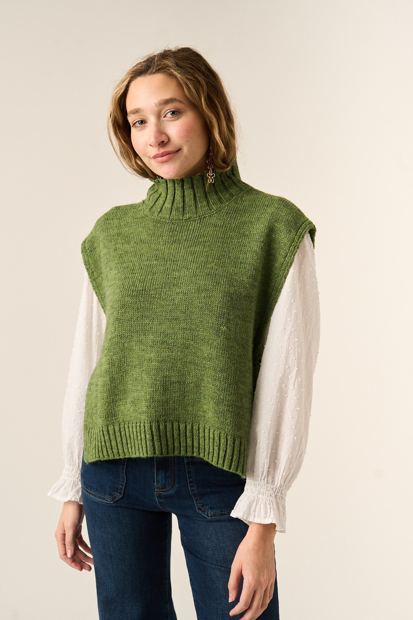 Julieta Green Vest