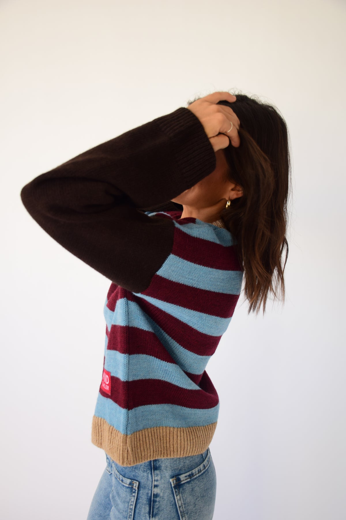 Jersey Abril Burgundy y Celeste