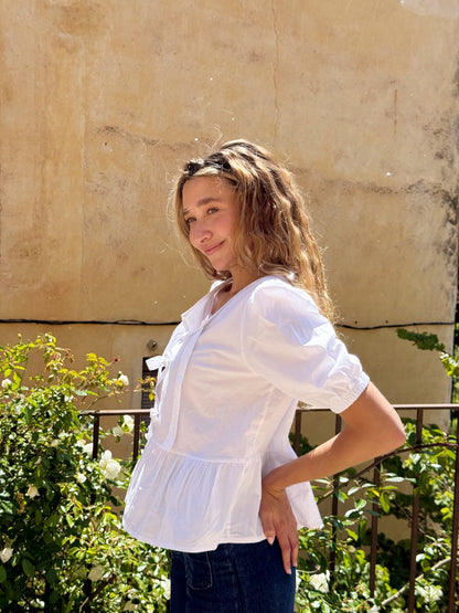White Bianca Blouse