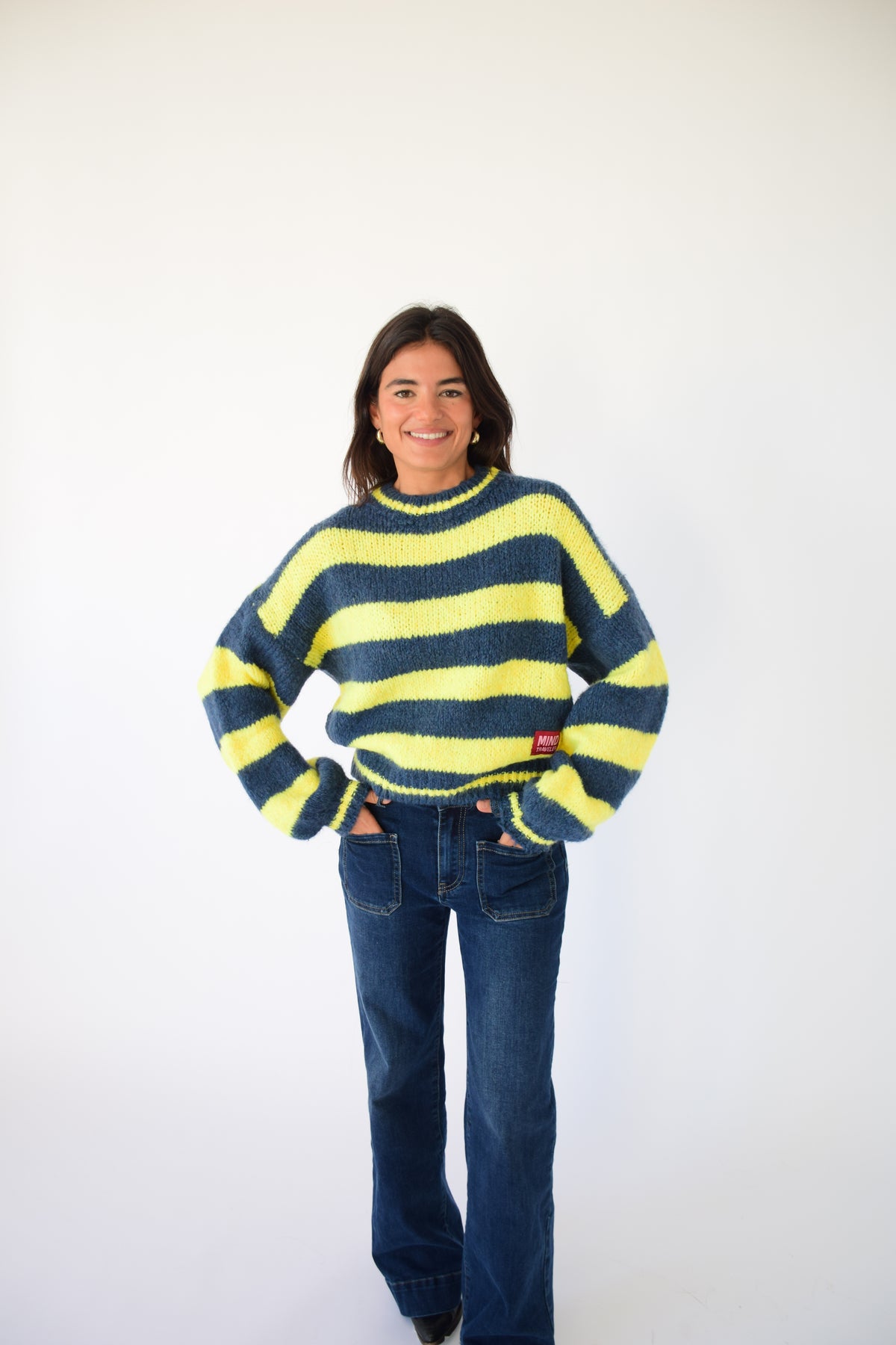 Jersey Aura Amarillo y Marino