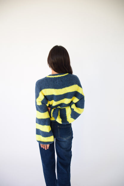 Jersey Aura Amarillo y Marino