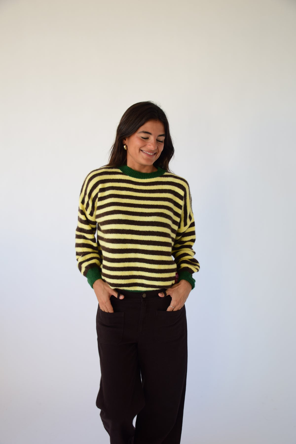 Jersey Pia Amarillo y Marrón