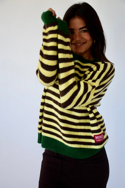 Jersey Pia Amarillo y Marrón