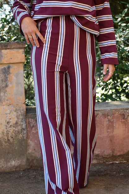 Pantalón Filipa Burgundy